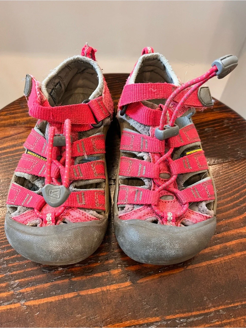 Keen Kids Hot Pink Closed-Toe Hiking Sandals